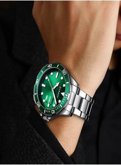 Men's Luxury Watches, Sapphire Glass, Stainless Steel, Classic Model-8388 - 47mm - Silver/Green - pzsku/ZF7474CFDB5C69BAC1258Z/45/_/1724171421/27433807-2e90-4421-b087-dd75e5e38f2d