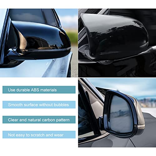 JDMON Replacement for Door Rearview Mirror Cover Cap BMW X3 F25 X4 F26 X5 F15 X6 F16 2014 2015 2016 2017 2018 Side Mirror Cover Cap Trim (Glossy Black) - Image 2