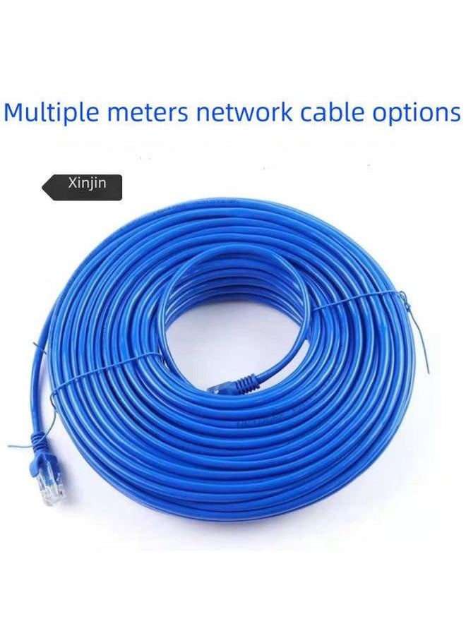 Generic Super Class 5 Finished Network Cable Computer Jumper Unshielded CAT5E Broadband Line Router Line-Color:Blue-Line Length:10m (actual Meter 8 M)  - Image 2