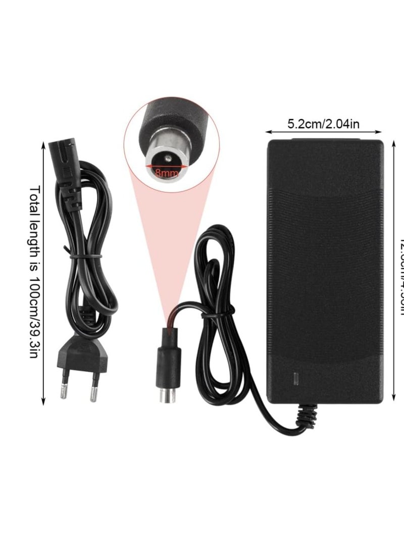 42V Lithium Battery Charger for Electric Scooter, 42V 2A Output, 100-240V AC Input, Lithium Polymer Charger for Xiaomi M365/Pro 2, Universal Battery Charger for Ninebot/Pure Air Pro, Two Wheel Scooter, Charger  - Image 3