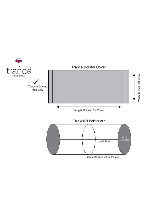 طقم أغطية وسائد فاخرة من الكتان من Trance Home مقاس 16 × 32 بوصة مكون من قطعتين | مضاد للوبر بخيوط 200 خيط | غطاء وسادة دائري للسرير من Dewan مع عقدة ربط من القطن بنسبة 100% (أبيض كاليكوت - عبوة من قطعتين) - pzsku/ZF7476BF08D7BFB11AEB1Z/45/_/1738306420/4aff52e6-0963-4e77-b9b1-8ec7b114ee26