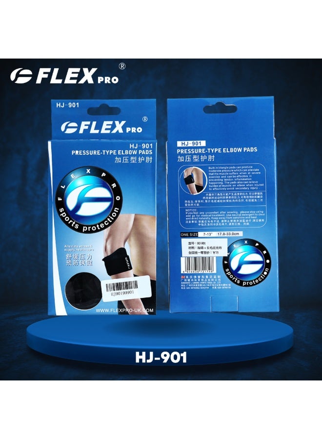 PRESSURE TYPE ELBOW PADS |  BLACK