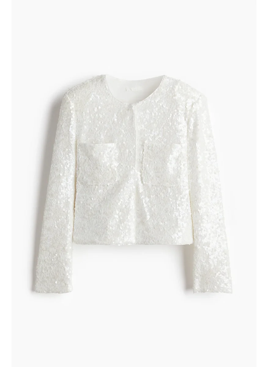 اتش اند ام Sequined Blouse