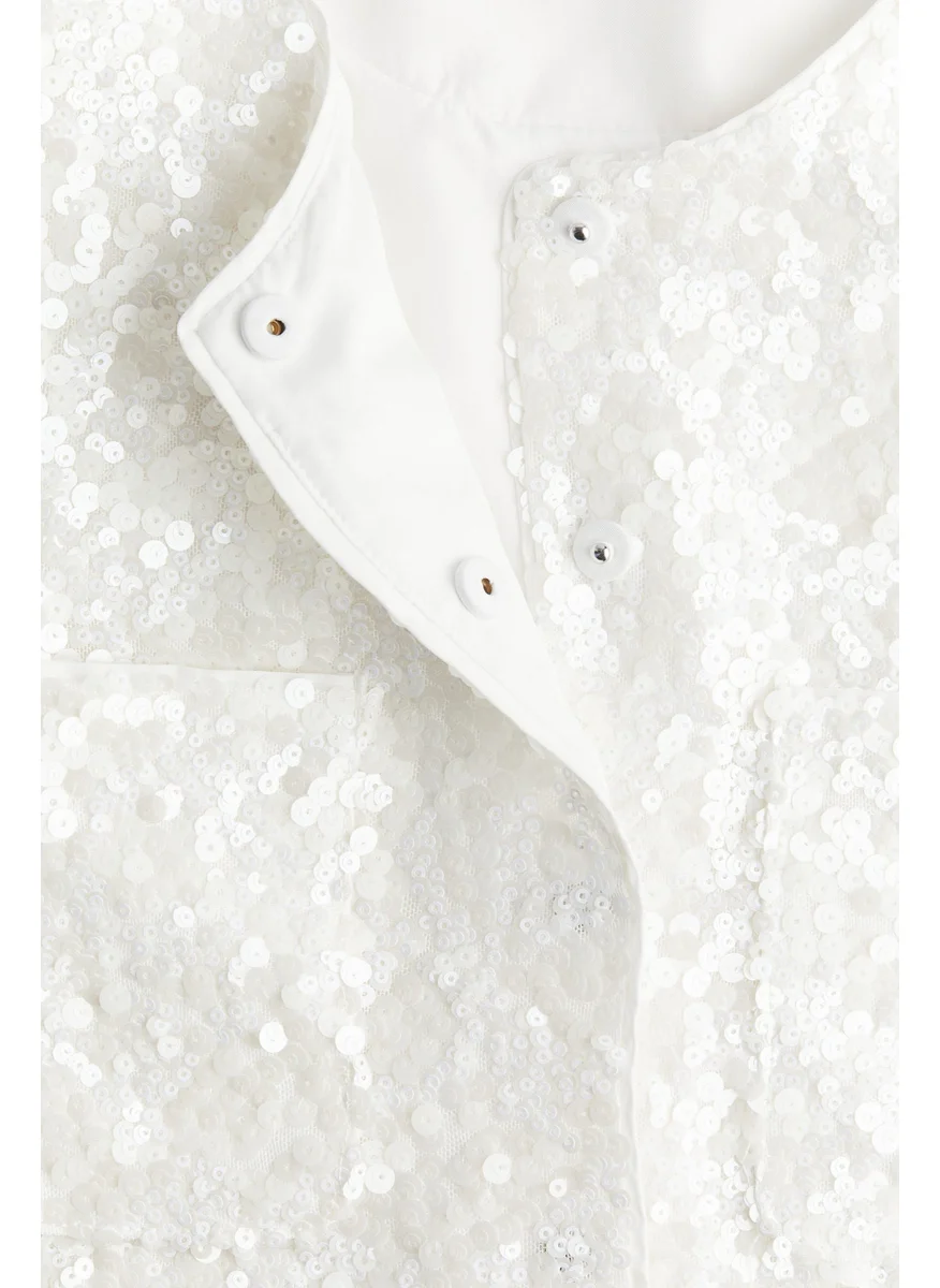 اتش اند ام Sequined Blouse