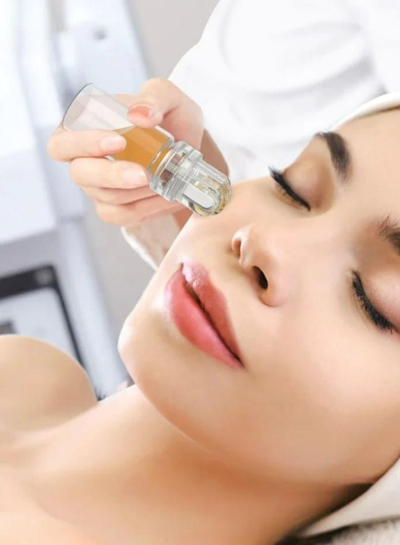 Hydra. needle Derma Stamp Hydra Needle 20 Microneedling 0.5 mm, Microneedling Hydra Needle Derma Face Roller Anti Ageing Beauty Essence Bottle Cosmetic Microneedling Tool - Image 2