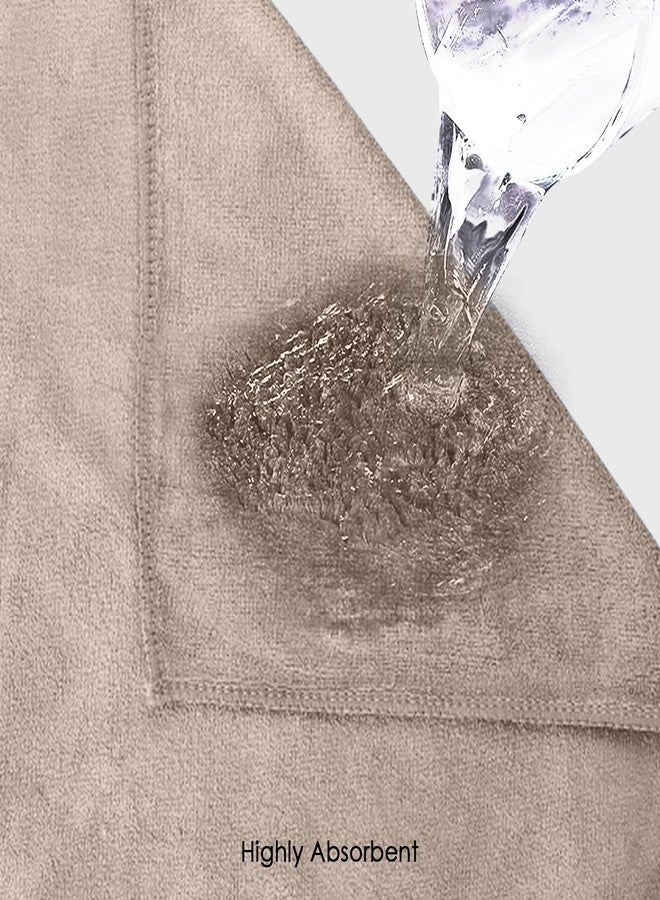 HOUSSE Microfiber Face Towels | Ultra Absorbent, Odour-Free, Quick Dry 450 GSM Face Towel for Home, Gym, Travel, Running & Personal Use | 30x30 cm | Set of 6 in One Colour (Rustic Chestnut, Pack of 6) - Image 5