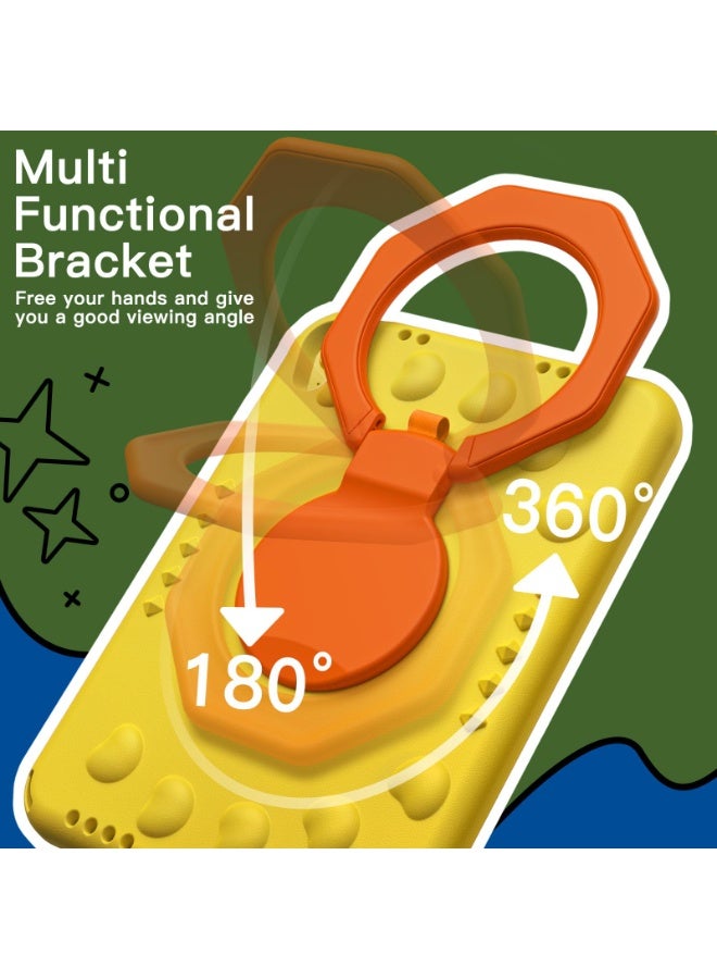 عام غطاء أطفال للآيباد (A16) الجيل 11/10 (2025/2022) مع حامل مقبض دوار 360 درجة، غلاف لوحي خفيف الوزن مقاوم للصدمات مع حامل قلم. - Image 2
