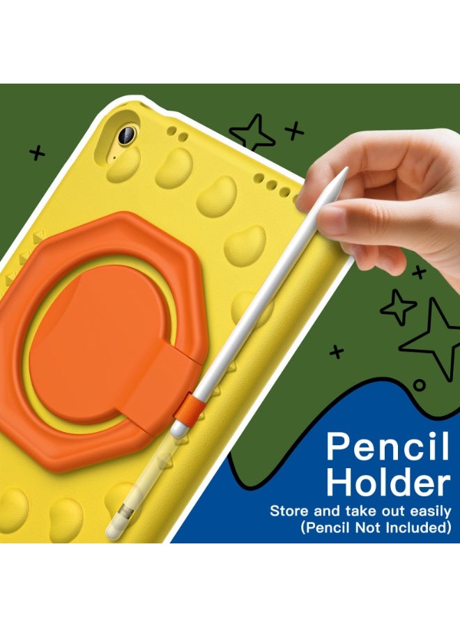 عام غطاء أطفال للآيباد (A16) الجيل 11/10 (2025/2022) مع حامل مقبض دوار 360 درجة، غلاف لوحي خفيف الوزن مقاوم للصدمات مع حامل قلم. - Image 4