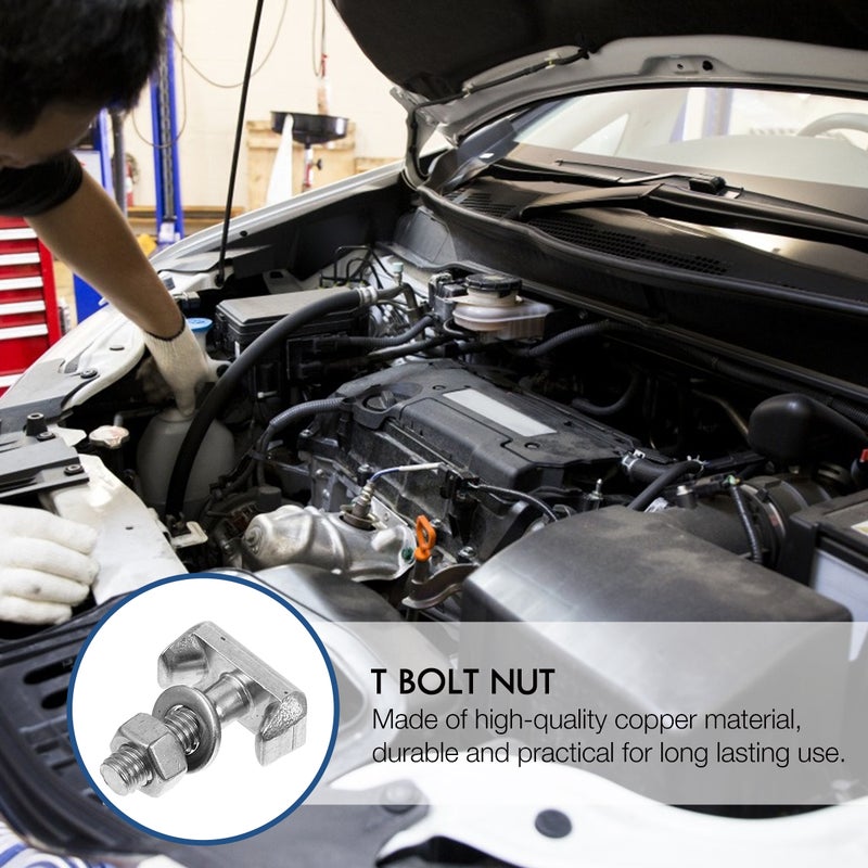 2pcs Car Screw T-Bolt Battery Cable Terminal Stainless Steel Automobiles Bolts - Image 5