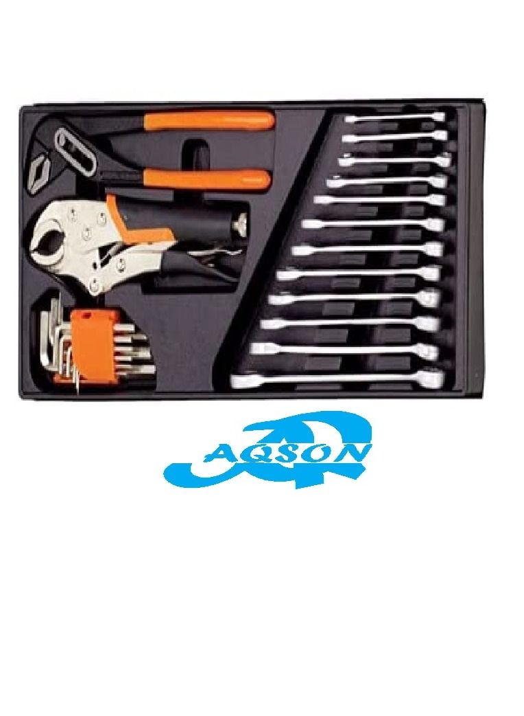AQSON مجموعة أدوات معدنية محمولة متعددة الوظائف من AQSON مكونة من 85 قطعة، قابلة للطي، للاستخدام المنزلي والسيارة - Image 4