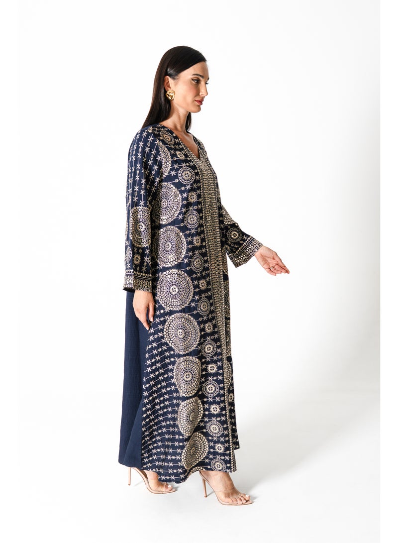 IKKXA Modern Embroidered Jalabiya - Image 5