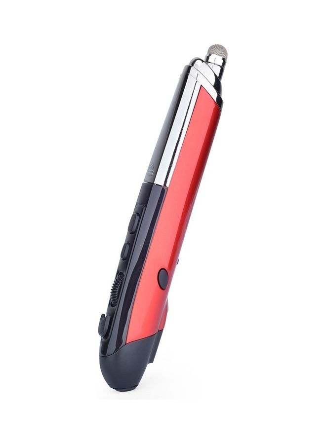 NIBEMINENT Wireless Optical Touch Pen Mouse Red  - Image 1
