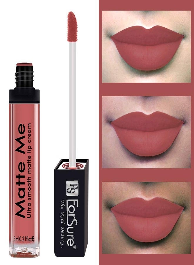 ForSure Matte Me Liquid Lipstick Non - Transferable Combo (Royal Maroon, Nude, Pack of 2) - Image 4