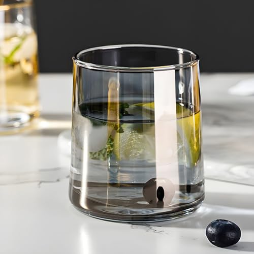 WRINGO Black 250ml Premium Juice Glasses and Transparent Water Glass Medium Tumbler Glasses for Drinking Water and Cocktails, Diamond Glasses Water Glass (Diamond, Set of 12) - Image 4