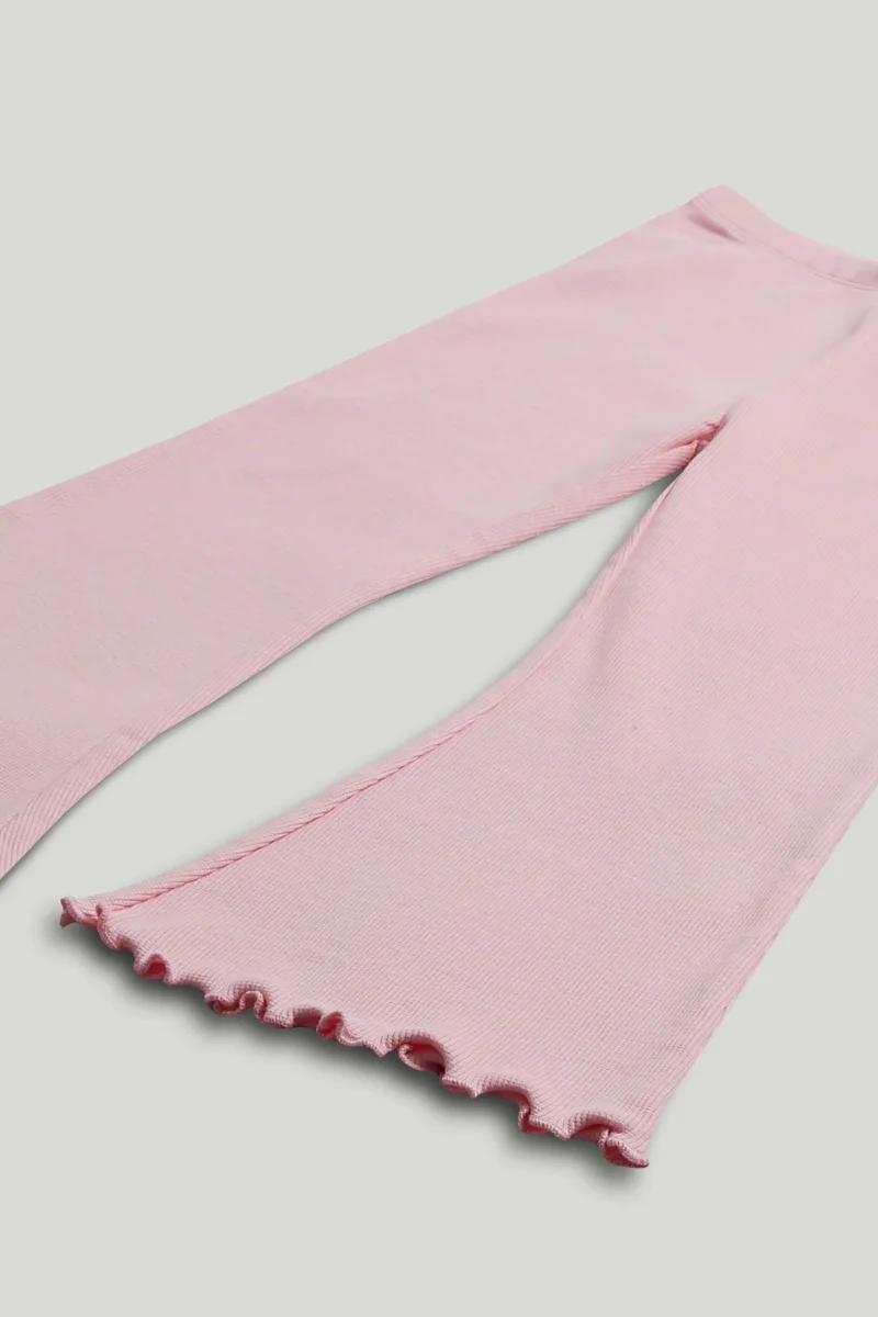 مذركير بنطلون وردي واسع الساق