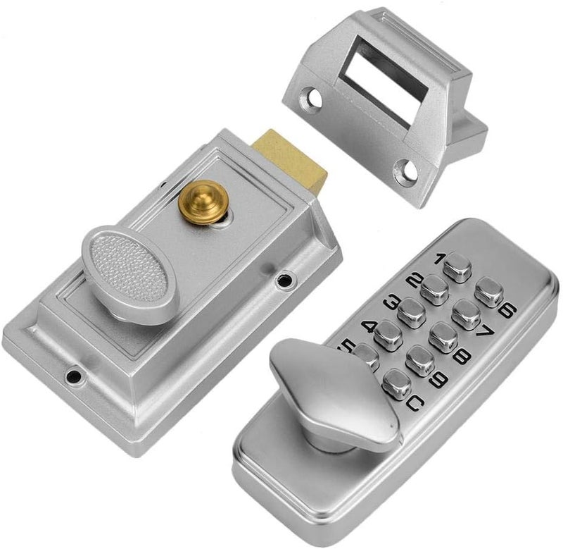 klarako 2-4 Digits Door Locker, Mechanical Code Lock, Cabinet Indoor and Outdoor Door Alloy Password Security Code Lock - Image 5