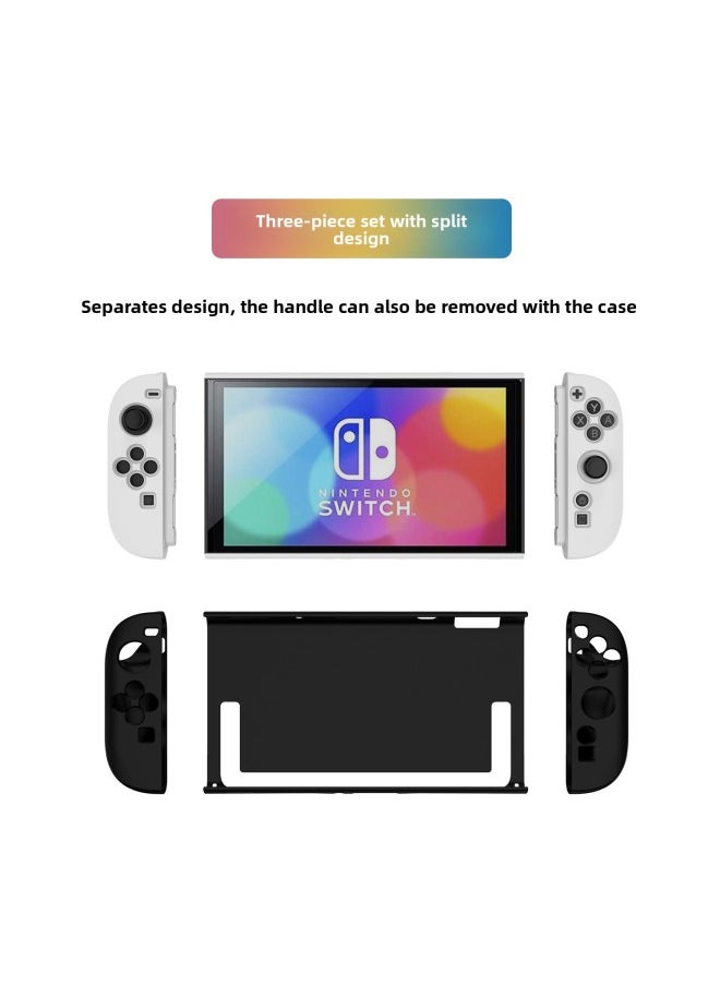 Generic For Nintendo Switch 2 Game Console Protective Case TPU PC Split NS Protective Case Accessories-Product Color:White-Model:Switch 2 X Pattern  - Image 2