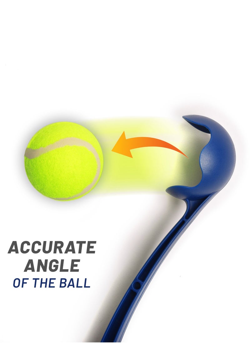 DXGEARS - DXGEARS Cricket Ball Thrower Speed Bowling for Batting and Fielding Practice Play with Tennis and Leather Balls - Image 1