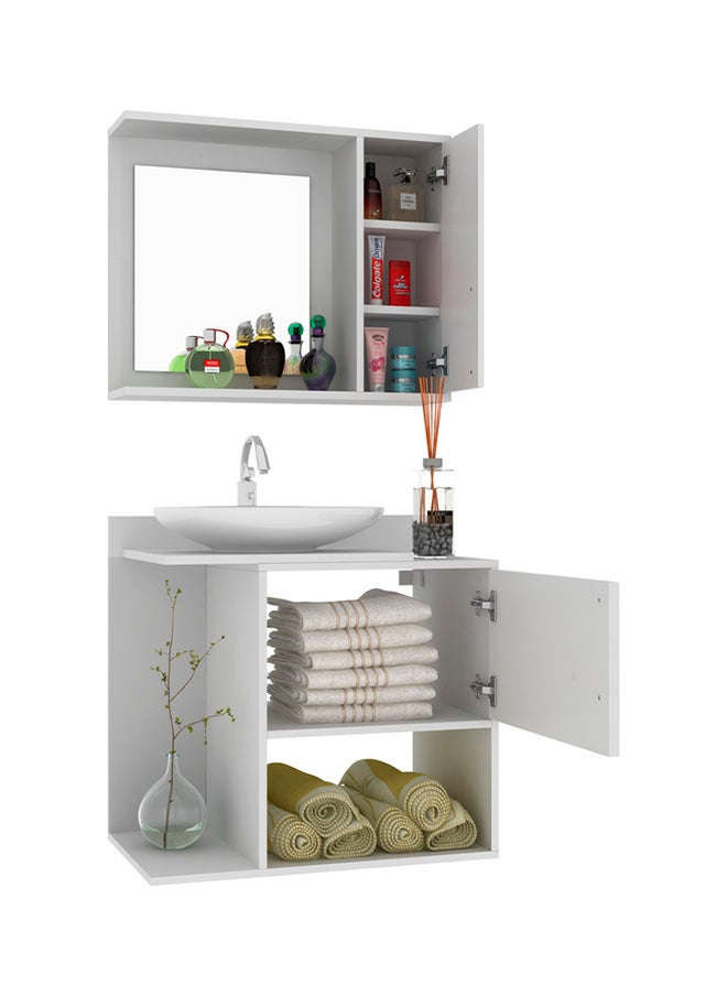 Home Box Bathroom Set - Mdp 15Mm Color White 38 x 67.5 x 125 cm  - Image 2