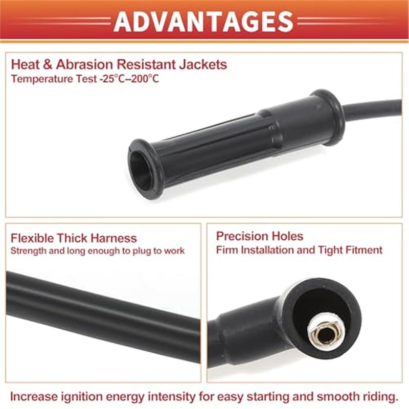 Vuzmode Car Spark Plug Coil Wires for Renault - Image 3