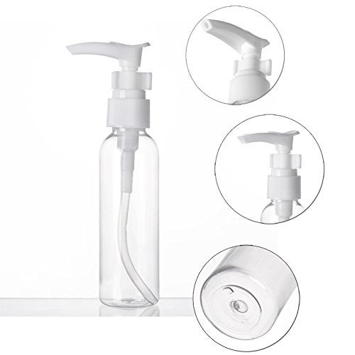 ALINK 16pcs Travel Size Toiletry Bottles Set, Tsa Approved Clear Cosmetic Makeup Liquid Containers with Zipper Bag - Image 4