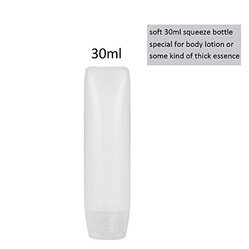 ALINK 16pcs Travel Size Toiletry Bottles Set, Tsa Approved Clear Cosmetic Makeup Liquid Containers with Zipper Bag - Image 3