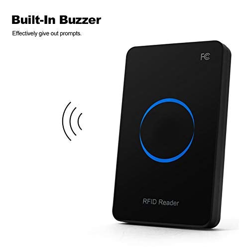 Archuu قارئ كروت RFID Archuu RF UHF، 915MHz قارئ كروت مع شاشة LED، واجهة USB ذكية بدون تلامس، مكرر كروت، توصيل وتشغيل - Image 4