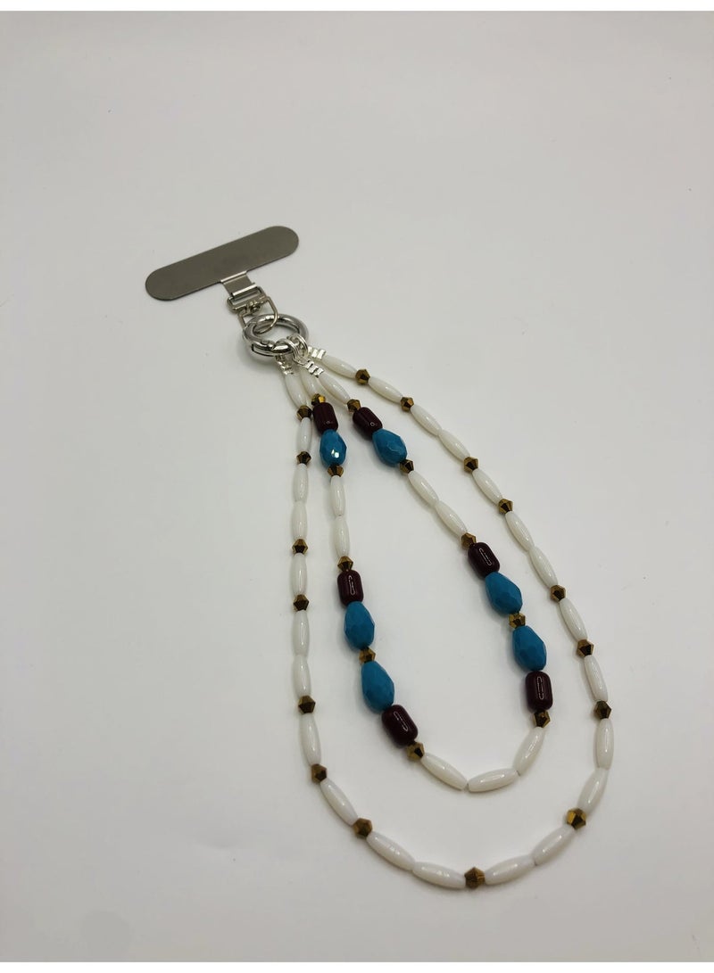 Handmade Premium Crystal Phone Strap - Image 3