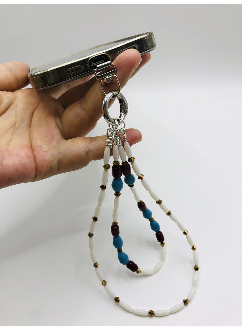 Handmade Premium Crystal Phone Strap - Image 4