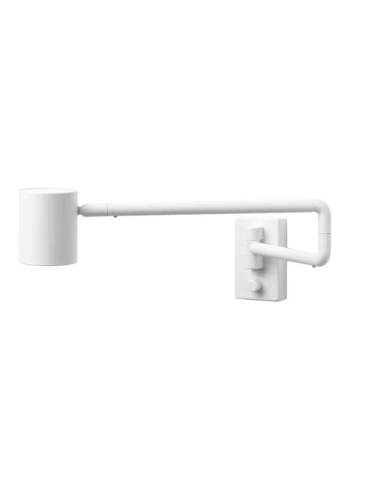 Generic - Wall Lamp W Swing Arm Wired in White - Image 1