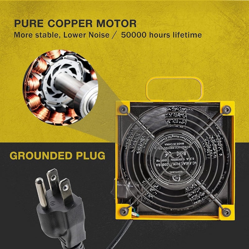 KOTTO Solder Fume Extractor with 2 Magnetic Helping Hands and 5 Carbon Filters -Breathe Fresh Air for various Welding Scenarios, Essential for DIY Soldering, Phone Repair, Hobbies, Jewelry, and Crafts - Image 3