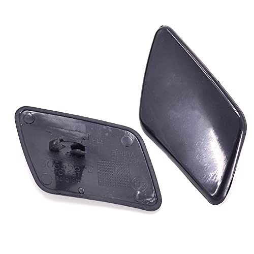 CNUPSM Front Bumper Headlight Washer Nozzle Cover Cap 1 Pair Left and Right 39991799 39991798 Compatible with Volvo S40 V50 2005-2007 - Image 1