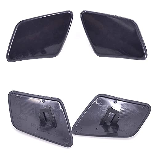 CNUPSM Front Bumper Headlight Washer Nozzle Cover Cap 1 Pair Left and Right 39991799 39991798 Compatible with Volvo S40 V50 2005-2007 - Image 2