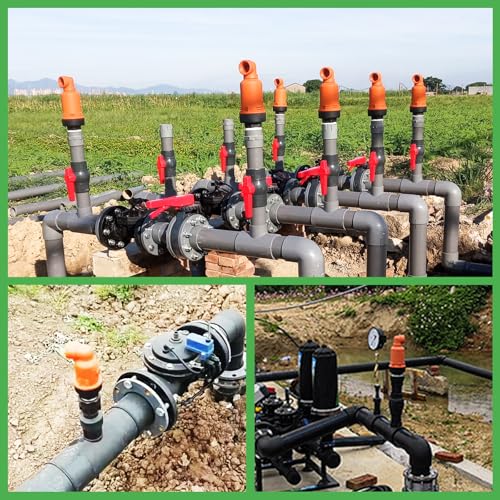 UPLYKKE Air Relief Valve, Vacuum and Air Release Valve for Irrigation System - NPT Threaded Interface - Image 2