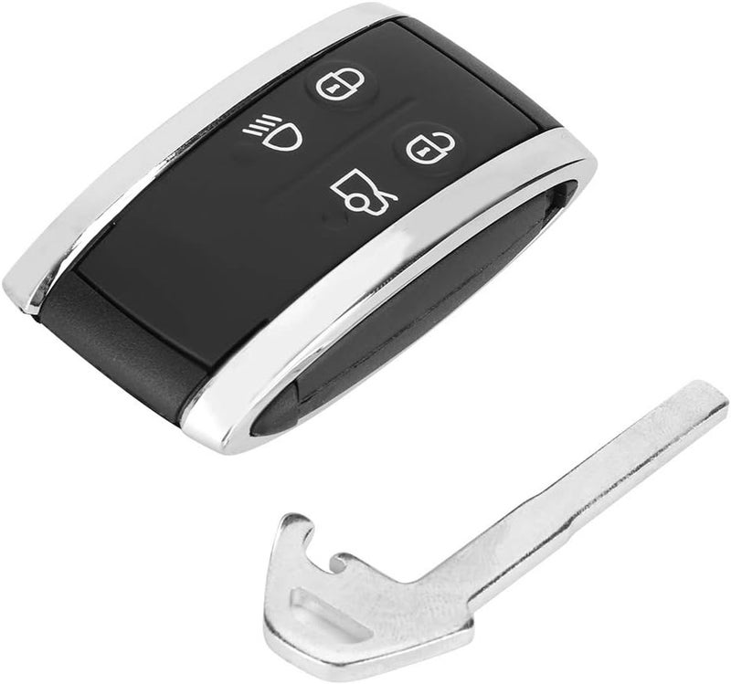Haofy 5 Button Key Fob Shell Case Replacement for XF XK XKR X Type S Type 2007 to 2012 ABS Plastic Housing - Image 1
