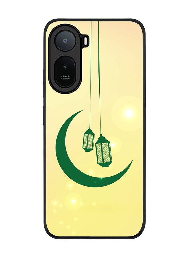 Stylizedd Rugged Case for Xiaomi Redmi A7 Pro 4G / Poco C81 / Poco C81 Pro / Poco C85x 5G- Slim Fit Hybrid Rubber Cover Ramadan Shine