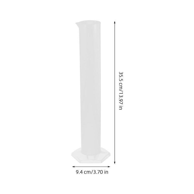 Large 500ml Plastic Rain Gauge Replacement Tube with White Scale for Garden Lawn Outdoor - Image 3