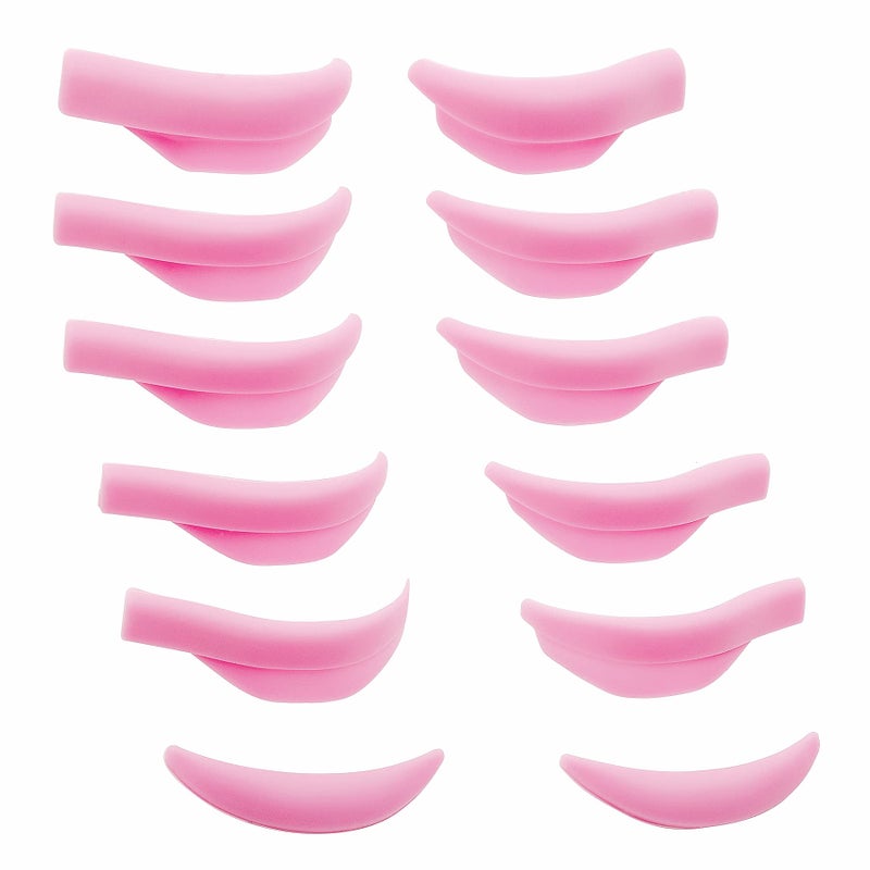 Lash Lift Pad Eyelash Perm Rods Soft Lash Perming Curler 5 Size S M M1 M2 L Tender Eyelash Perming Curler Shield Pads Fits Eyelids Easy to Attach Lashes Lift Up Eyes Beautiful