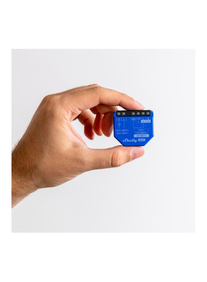 شيلي جهاز تحكم عن بعد ذكي  أوروبي شيلي (Shelly 1 Gen3) يعمل بتقنية الواي فاي والبلوتوث ،دائرة معزولة ،قناة واحدة 16 أمبير - Image 2