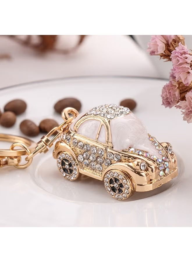Mini Car Charm Car Key Chain Pendant Cartoon Cute Creative Small Gift - Image 2