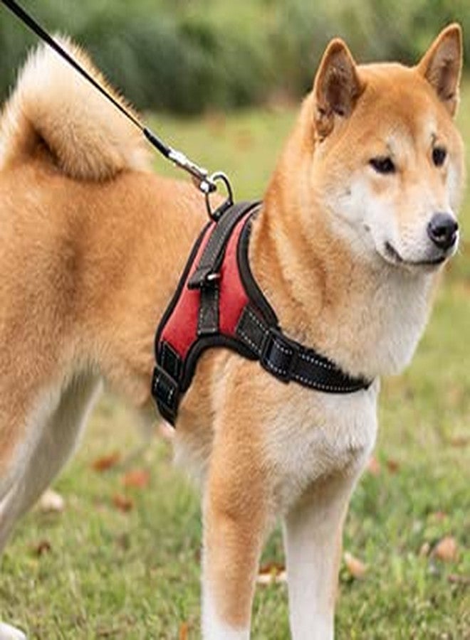Smart Pups Vest Harness for Dogs Large Size with Padded Black Rope Leash Comfortable &Breathable & Durable -Dog Harness for Large German Shepherd Vest Harness for Dog (Pack 1) - Image 5