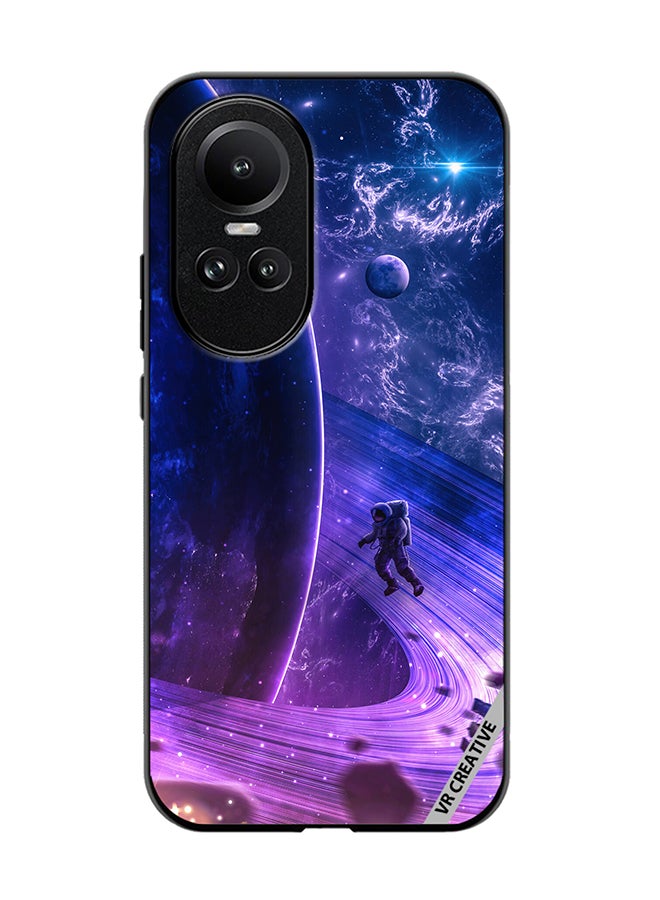 VR CREATIVE Protective Case Cover For Oppo Reno 10 Galaxy Space Digital Design Multicolour - Image 1