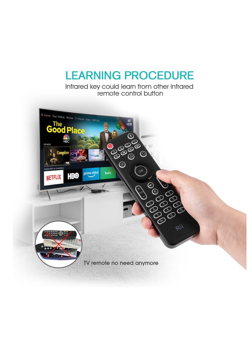 RII - Rii MX9 IR Remote control WIth Mini Wireless Keyboard - Image 1