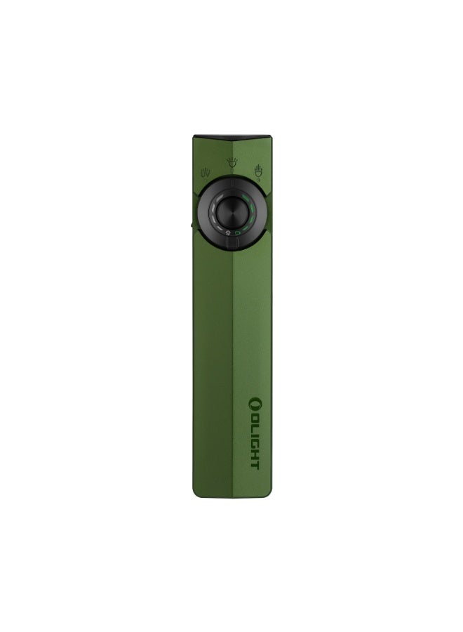 Olight ArkPro Class 3R (OD Green) CW, 1500 Lumens LED Flashlight, 205m Beam EDC Light, Portable Flashlight with UV and Laser, for EDC, Home, Outdoor - Image 1