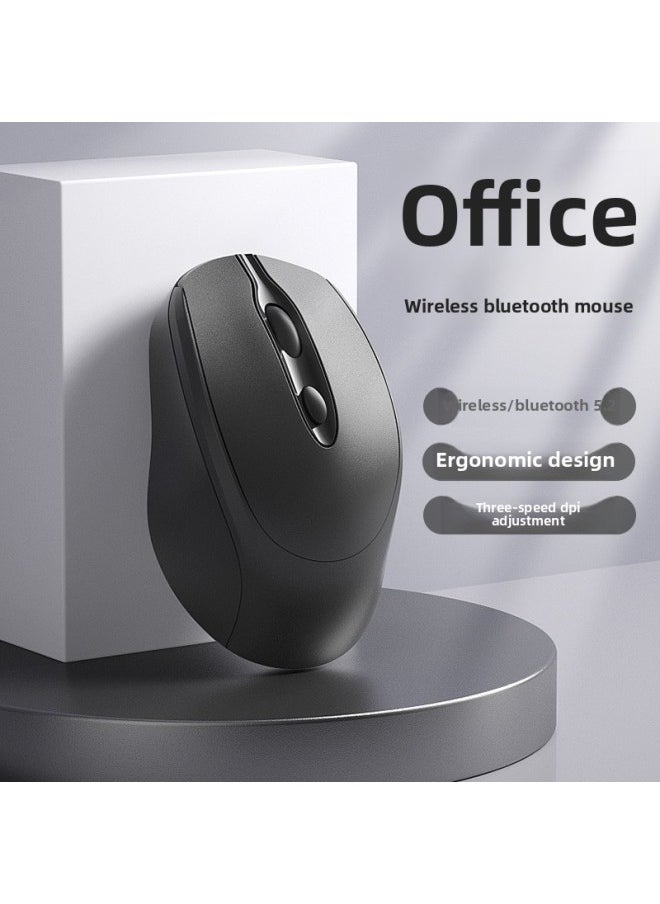 Generic - Wireless Mouse Bluetooth Silent Rechargeable Battery Office Mouse Notebook Desktop Computer Type-C Boys And Girls-Specification:[vitality Powder] Bluetooth + 2.4g Wireless Version ★ Charging Mute ★ →free Mouse Pad - Official Standard - Image 1