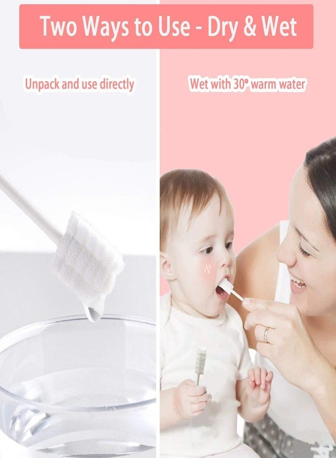 Fealtin Baby Tongue Cleaner Gauze, Baby Toothbrush Disposable Oral Cleaner, Toddler Toothbrush for Tooth Mouth Gum Clean, Infant Toothbrush Oral Cleaning Stick Newborn, 30 Count - Image 4