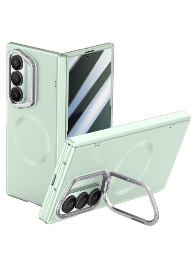general for Galaxy Z Fold 7 2025 Case: 【Hidden Lens Kickstand】 【Compatible with Mag-Safe】, Full Body Hinge Protection Slim Case, Built-in Screen Protector Phone Case for Z Fold7