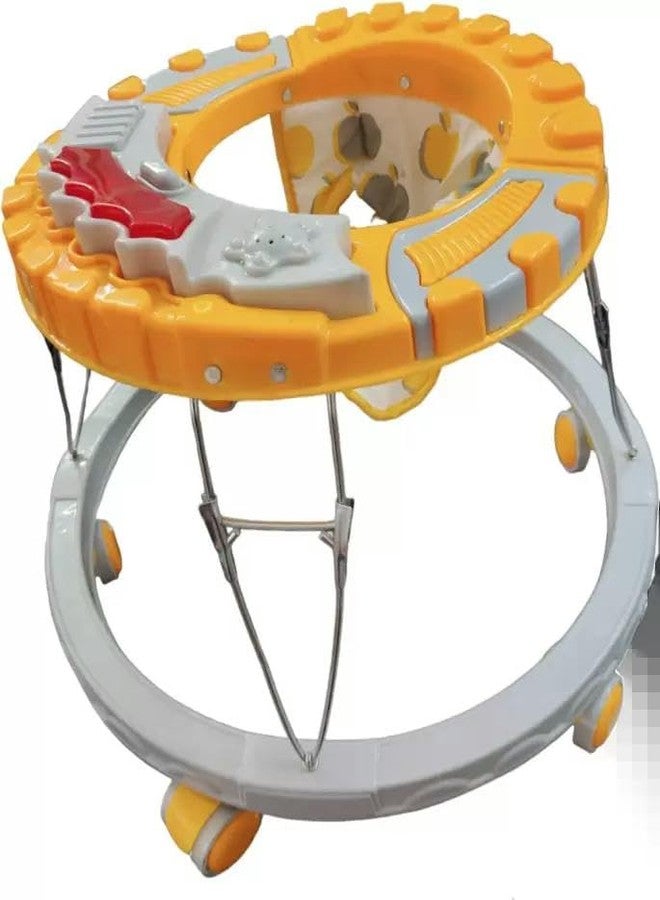 Maanit Musical 3-in-1 Walker for 0-2 Years Baby (Yellow) - Image 1