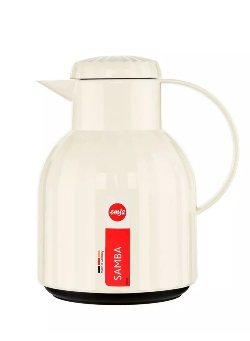 emsa Thermos Amza Samba Velik 1 liter white - Image 1
