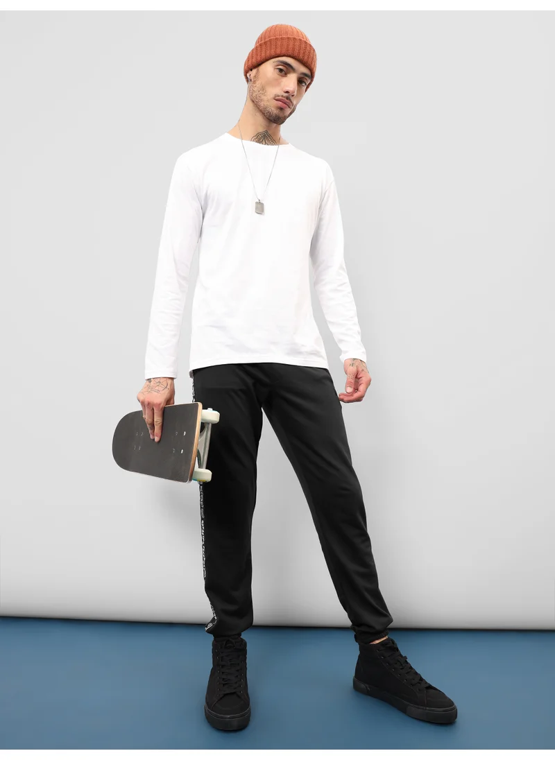 بيونغ Black Tape Track Pants for Men